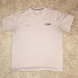 LSU dri-fit t shirt